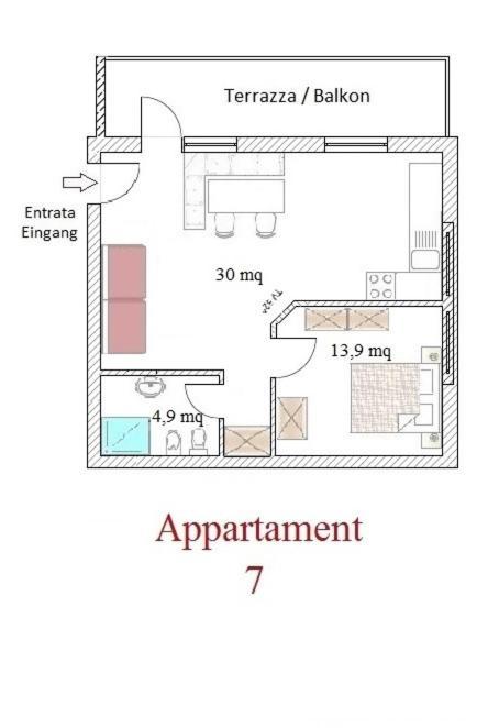Residence Kramhuter Sexten Номер фото